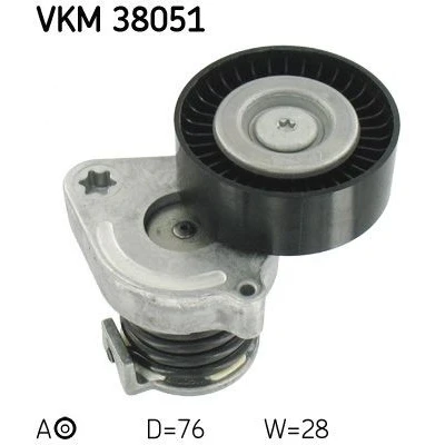 Imagem de SKF VKM 38051 Polia Tensora MERCEDES BENZ: CLK Coupe, Classe E Sedan, T modell