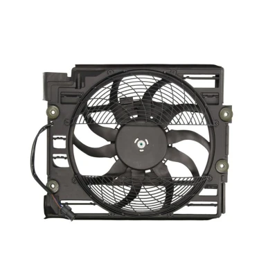 Imagem de TYC 803 0008 ventilador de radiador para veículos com ar condicionado 400 390 estrutura do (caixilho) módulo comando