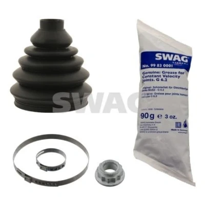 Imagem de SWAG 30 93 0142 Fole de Transmissão Termoplástico com graxa, porca eixo braçadeiras VOLKSWAGEN: Golf 4, Polo V Hatchback, Bora Sedan