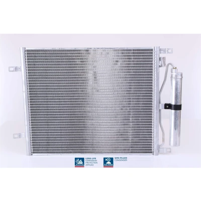 Imagem de NISSENS 940070 Condensador com secador Alumínio 490 R 134a NISSAN: MICRA 3