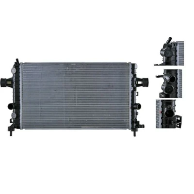 Imagem de MAHLE ORIGINAL CR 1091 000S Radiador, arrefecimento do motor 600 368 16 Aletas de refrigeração soldadas OPEL: Astra H Caravan, Van