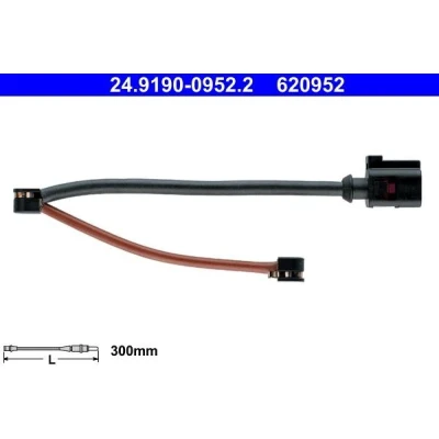 Imagem de ATE 24.8190 0952.2 Sensor de Desgaste Pastilha Freio PORSCHE: 718 Cayman Coupe