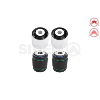 Imagem de SIDEM 827704 KIT Casquilho de Braço Suspensão Eixo traseiro superior Rolamento borracha e metal transversal JAGUAR: S Type