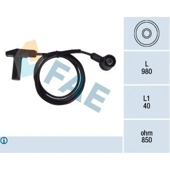 Imagem de FAE 79243 Sensor de rotações, gestão do motor lado volante