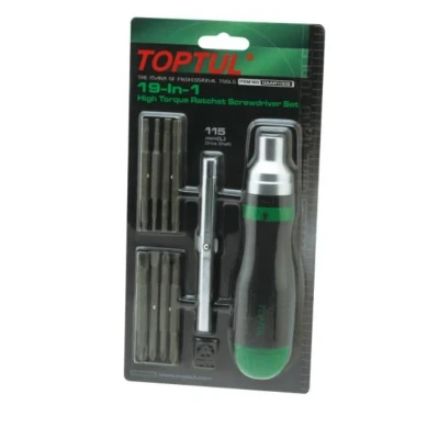 Imagem de TOPTUL GAAR1002 Chave de fendas com bits