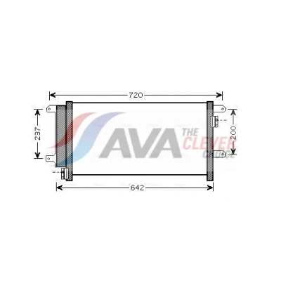 Imagem de PRASCO IVA5089D Condensador com secador 15,5 Alumínio 605 IVECO: DAILY 4