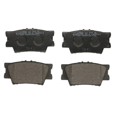 Imagem de BRECK 24338 00 704 Jogo de pastilhas para travão disco não preparado indicador aviso desgaste TOYOTA: RAV4 III SUV, Camry VI Sedan