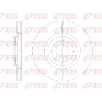 Imagem de REMSA Disco de travão Eixo dianteiro 300mm 25mm 4 ventilado 62531.10 2147409,GN151125CA Discos