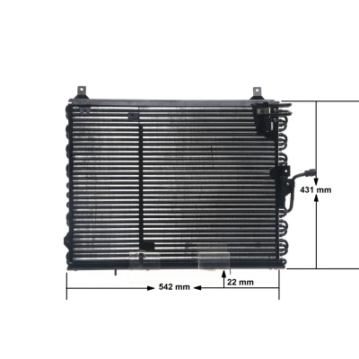 Imagem de MAHLE ORIGINAL AC 150 000S Condensador sem secador 540 MERCEDES BENZ: W124 Sedan