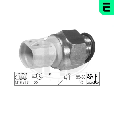 Imagem de ERA 330191 Interruptor de temperatura, ventilador do radiador M16 x 1,5 MITSUBISHI: COLT 4