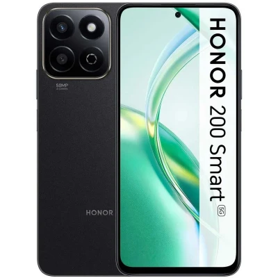Imagem de HONOR 200 Smart 5G Smartphone 6,8&quot; 4Gb/256Gb Snapdragon 4 50Mpx 35w Android 14 Preto