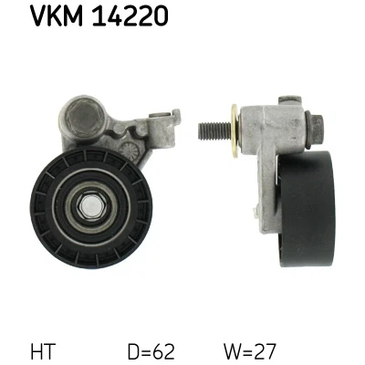 Imagem de SKF VKM 14220 Rolo tensor, correia dentada com material de fixação