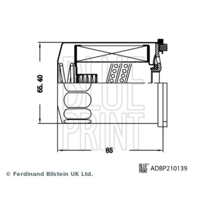 Imagem de BLUE PRINT ADBP210139 Filtro de Transmissão