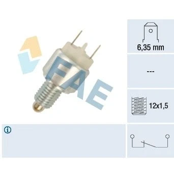 Imagem de FAE 25130 Interruptor de luz stop mecânico