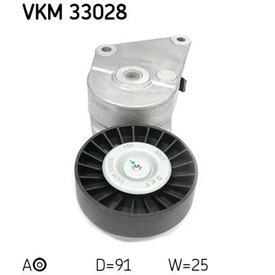 Imagem de SKF VKM 33028 Polia Tensora PEUGEOT: 306 Hatchback, 406 Sedan, Carrinha, CITROËN: Xsara Berlingo / First I Van