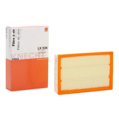Imagem de MAHLE ORIGINAL LX 935 Filtro de ar 52,3 180 279,2, 281,0 Cartucho filtrante FORD: Transit Mk6 Van, Mk5 FIAT: Punto II Hatchback