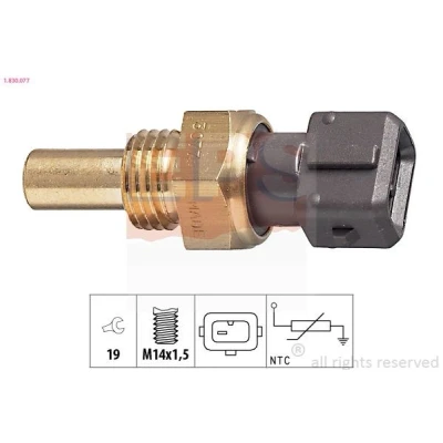 Imagem de EPS 1.830.077 Sensor da Temperatura do Líquido de Refrigeração Made in Italy OE Equivalent BMW: 3 Sedan, 5 Sedan