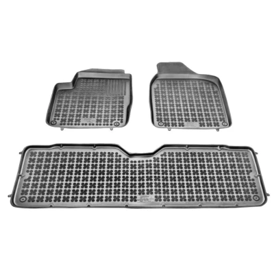Imagem de REZAW PLAST 200103A Conjunto de tapete chão Borracha à frente e atrás preto VOLKSWAGEN: Sharan I, SEAT: Alhambra I