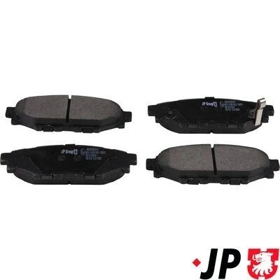 Imagem de JP GROUP 4663700310 Jogo de pastilhas para travão disco Eixo traseiro com avisador sonoro desgaste SUBARU: Impreza III Hatchback, Forester IV