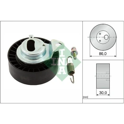 Imagem de INA 531 0657 20 Rolo tensor, correia dentada FORD: FIESTA 3