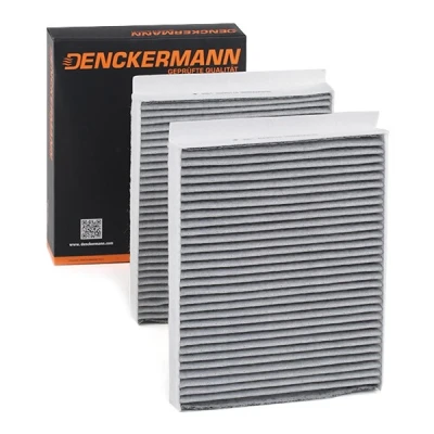 Imagem de DENCKERMANN M110839K Filtro, ar do habitáculo Filtro de carvão ativado 245mm 206mm 32mm BMW: 5 Touring, Sedan, GT
