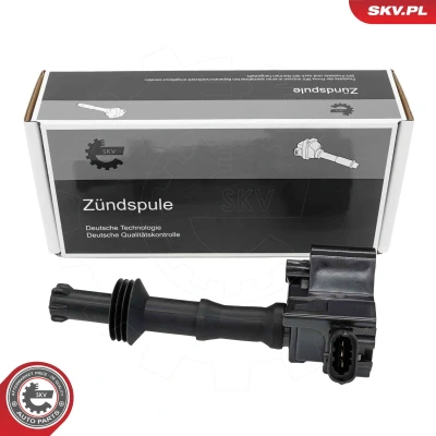 Imagem de ESEN SKV 03SKV356 Bobina de ignição 3pólos 12V rectangular PEUGEOT: 208 I Hatchback, 308 II 2008 Carrinha, CITROËN: C3 III, C4 Cactus