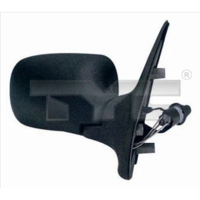 Imagem de Espelho retrovisor Tyc 309 0016 esquerda preto ajuste: por cabo de aço, plano FIAT: Punto I Hatchback