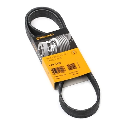 Imagem de CONTITECH 6PK1130 Correia trapezoidal estriada 1130 6 RENAULT: CLIO 2, 3, Kangoo I Express, AUDI: A3 Sportback, A4 B8 Avant, Sedan endado,