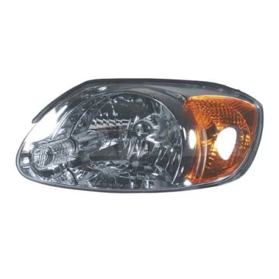 Imagem de ABAKUS 221 1130R LDEMY Farol Principal à direita H4 transparente amarelo para circulação pela P43t HYUNDAI: ACCENT 2