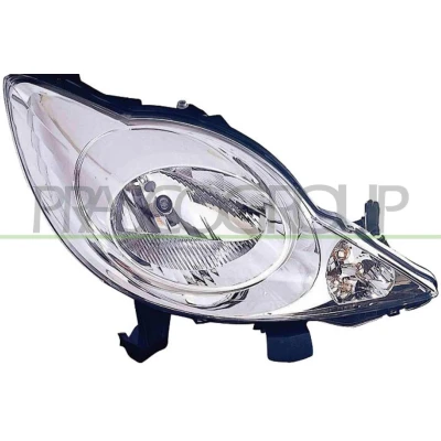 Imagem de PRASCO PG2014903 Farol Principal à direita H4 transparente para circulação pela sem motor elétrico PEUGEOT: 107 Hatchback