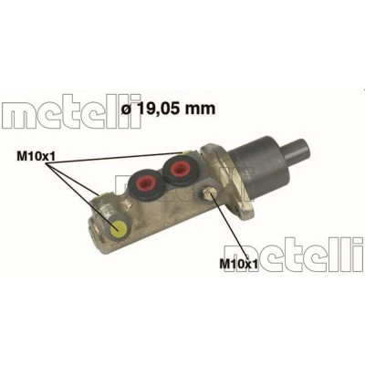 Imagem de METELLI 05 0191 Bomba Central Dos Travões 19,05mm Ferro fundido PEUGEOT: 205 II Hatchback, I Hatchback