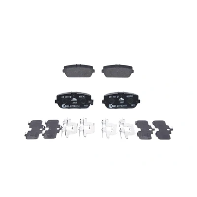 Imagem de ATE 13.0460 5762.2 Jogo de pastilhas para travão disco com avisador sonoro desgaste chapa anti ruído acessórios MAZDA: MX 5 IV RF Targa