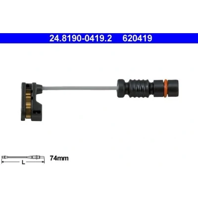 Imagem de ATE 24.8190 0419.2 Sensor de Desgaste Pastilha Freio MERCEDES BENZ: Classe E Sedan, C T modell