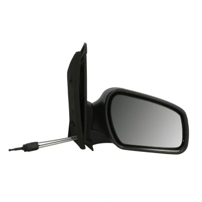 Imagem de espelho retrovisor Tyc 310 0077 à direita preto convexo, para regulação manual do FORD: Focus 2 Kombi,