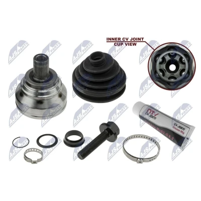 Imagem de NTY NPZ SK 009 Ponteira de Transmissão do lado da roda VOLKSWAGEN: Caddy 3, Golf 5, Tiguan I, AUDI: A3 Hatchback, Sportback
