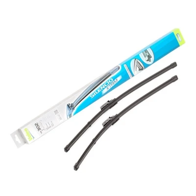 Imagem de Escova do limpa vidros Valeo Silencio X.trm, Flat Blade Set 574303 à frente Sem armação Fixação por cavilha AUDI: Allroad C5, A4 B6 Avant
