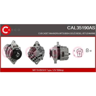 Imagem de CASCO CAL15330AS Alternador 12V 150A BMW: 1 Hatchback, 3 Touring, Sedan