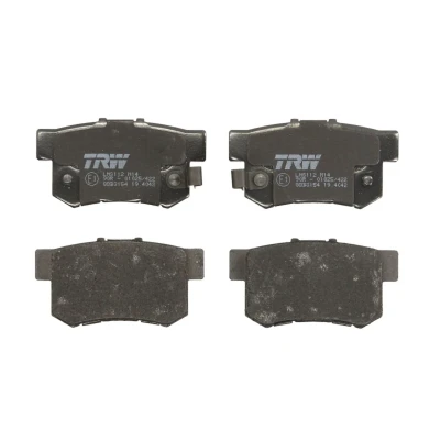 Imagem de TRW COTEC GDB3154 Jogo de pastilhas para travão disco com avisador sonoro desgaste HONDA: CIVIC 6 Fastback, Aerodeck, Hatchback