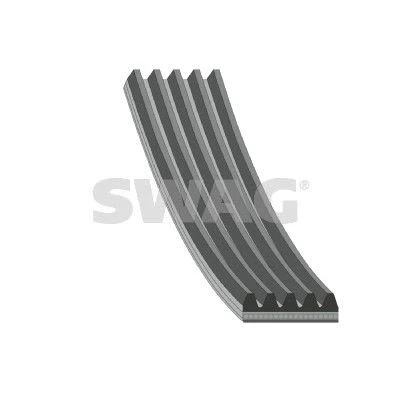 Imagem de SWAG 70 92 8856 Correia trapezoidal estriada 1145 5 EPDM (borracha de etileno propileno dieno) FIAT: Punto II Hatchback, 500 BRAVO 2