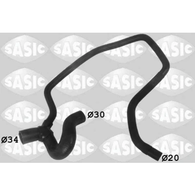 Imagem de SASIC 3406215 Mangueira de Radiador à esquerda, em baixo OPEL: Corsa C Hatchback, Combo Van / Carrinha,