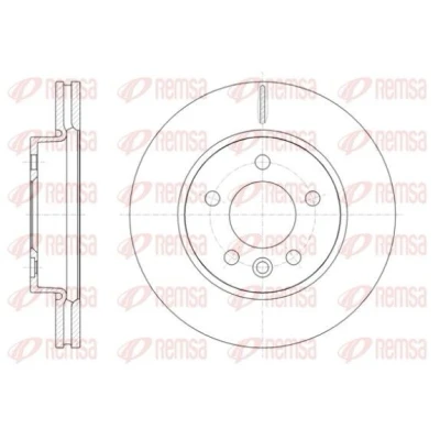 Imagem de REMSA 61418.10 Disco de travão Eixo dianteiro 302,9, 302,9 28 5 ventilado VOLKSWAGEN: Amarok Pick up