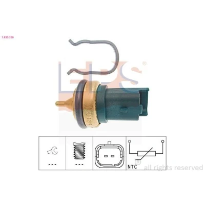 Imagem de EPS 1.830.328 Sensor da Temperatura do Líquido de Refrigeração Made in Italy OE Equivalent castanho PEUGEOT: 206 Hatchback, 308 SW 2, 307