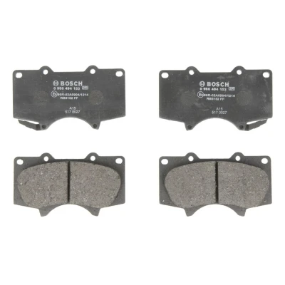 Imagem de BOSCH 0 986 494 153 Jogo de pastilhas para travão disco Baixo teor metálico com avisador sonoro desgaste TOYOTA: Hilux VIII Pick up