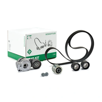 Imagem de INA 529 0050 20 Jogo de correias trapezoidais estriadas com polia roda livre MERCEDES BENZ: Classe E Sedan, C T modell, Sedan