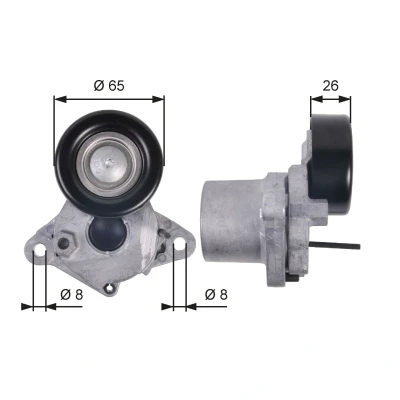 Imagem de GATES FleetRunner Micro V Kit T39123 Polia Tensora KIA: cee‘d I Carrinha, CARENS 4, Venga, HYUNDAI: Getz, i20 Hatchback endado, norauto, oscaro,