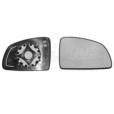 Imagem de VAN WEZEL 3781838 Vidro Espelho à direita OPEL: Meriva A