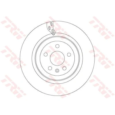 Imagem de TRW DF6702S Disco de travão 365 28 5 120 ventilado pintado alto carbono