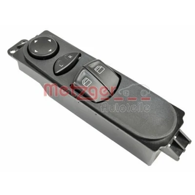 Imagem de METZGER 0916407 Interruptor, elevadores dos vidros à frente, do lado condutor MERCEDES BENZ: Viano, Vito Mixto, Minibus
