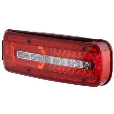 Imagem de HELLA 2VP 012 381 021 Farolim à direita LED preto 24 transparente, Vermelho Compatibilidade electromagnética, com parafusos