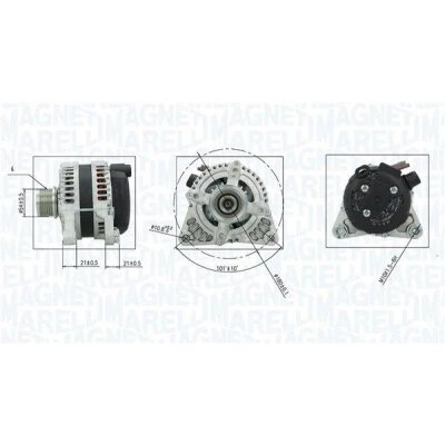 Imagem de MAGNETI MARELLI 063736372010 Alternador 12V 150A ALFA ROMEO: Giulietta Hatchback, Giulia Sedan
